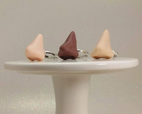 Fake Nose Ring with a Nose Stud Bone Ring - Gag Gift - Pun in Saudi Arabia