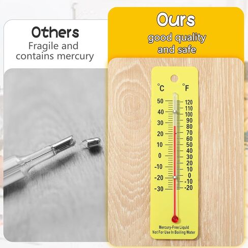 Maitys 50 Packs Student Thermometers Mercury Free Thermometer School Supplies Boiling Point Thermometers for Classroom Teaching Tools in Kuwait