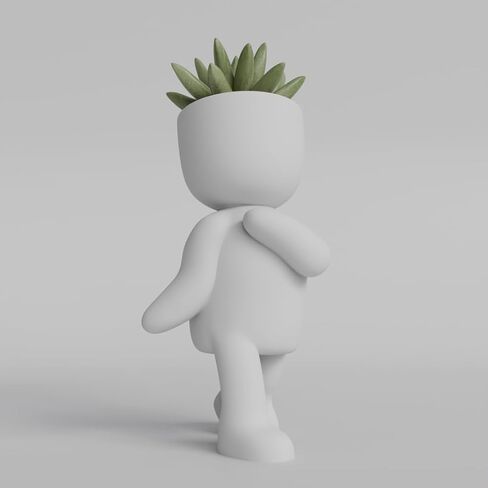 Plant Plant Potton - زارع عصاري ثلاثي الأبعاد في PLA ، ديكور سطح مكتب لطيف ، فكرة هدية فريدة من نوعها in Saudi Arabia