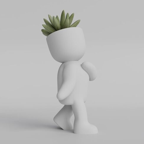 Plant Plant Potton - زارع عصاري ثلاثي الأبعاد في PLA ، ديكور سطح مكتب لطيف ، فكرة هدية فريدة من نوعها in Saudi Arabia
