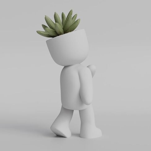 Plant Plant Potton - زارع عصاري ثلاثي الأبعاد في PLA ، ديكور سطح مكتب لطيف ، فكرة هدية فريدة من نوعها in Saudi Arabia