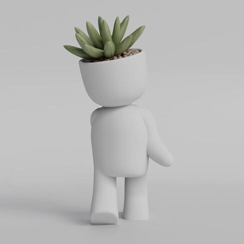 Plant Plant Potton - زارع عصاري ثلاثي الأبعاد في PLA ، ديكور سطح مكتب لطيف ، فكرة هدية فريدة من نوعها in Saudi Arabia