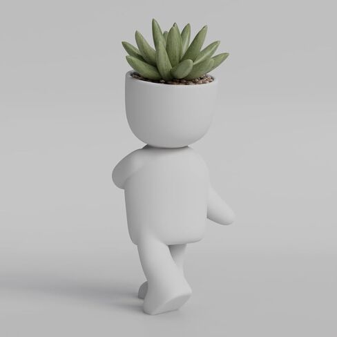 Plant Plant Potton - زارع عصاري ثلاثي الأبعاد في PLA ، ديكور سطح مكتب لطيف ، فكرة هدية فريدة من نوعها in Saudi Arabia
