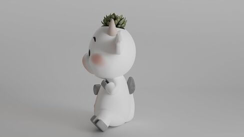 Adorable 3D Printed Cow Planter & Pen Holder – Cute Desk Organizer – Kawaii Animal Decor – Succulent Pot – Office Gift – Cow Lover Gift in Saudi Arabia