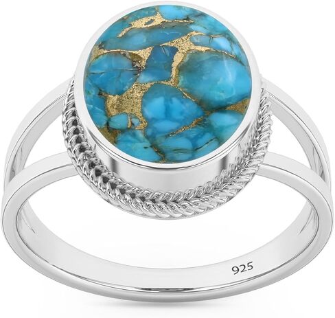 Sterling Silver 925 Ring For Womens Aquamarine Ring Sterling Silver Statement Ring March Birthstone Oval Gemstone Ring in Saudi Arabia