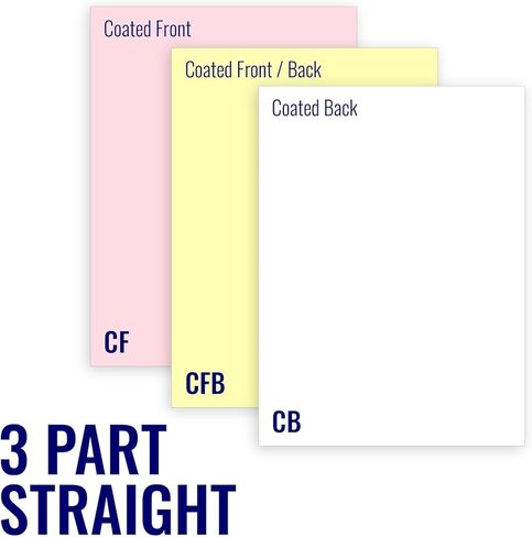 11 × 17 Excel One Carbonless Paper 3 جزء مستقيم/fforward (أبيض ، كناري ، وردي) ، 834 مجموعة ، 2500 ورقة ، 5 reams in Saudi Arabia