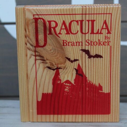 Scifi 6pc Solid Wood Book Coaster Set in Saudi Arabia