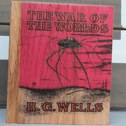 Scifi 6pc Solid Wood Book Coaster Set in Saudi Arabia