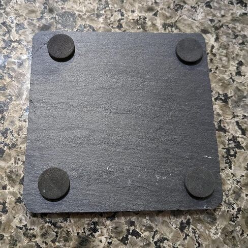 Bring the Beach Home: Set of 6 Sea Turtle Coasters - Unique & Functional Coastal Decor - Square Slate - set of 6 in Saudi Arabia