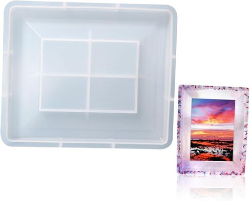Gadpiparty Creative Photo Frame Silicone Molds for DIY Casting Unique Epoxy Molds for Crafting Custom Picture Displays for Home Decor and Making in Saudi Arabia