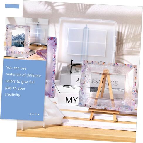 Gadpiparty Creative Photo Frame Silicone Molds for DIY Casting Unique Epoxy Molds for Crafting Custom Picture Displays for Home Decor and Making in Saudi Arabia