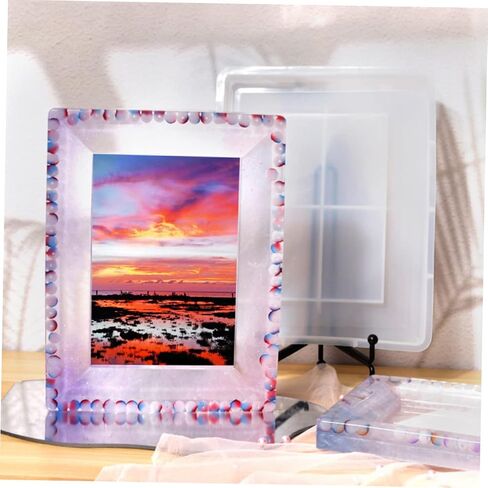 قوالب إطار صور السيليكون لحرف DIY متينة صنع الإطارات لوازم لمشاريع ديكور المنزل الإبداعية in Kuwait