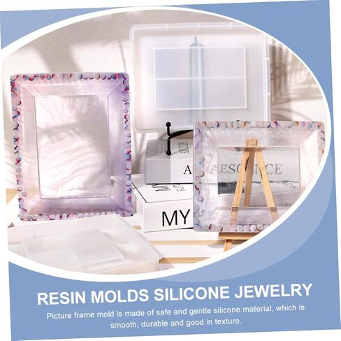قوالب إطار صور السيليكون لحرف DIY متينة صنع الإطارات لوازم لمشاريع ديكور المنزل الإبداعية in Kuwait