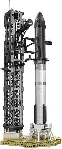DERELOAS Starship Rockets Building Bolcks for Adults - Model Rocket Kits with Launch Set, Rocket Ship Building Kits for Men Women, Space Ship Building Set, Gift for Christmas (1778PCS) in Saudi Arabia
