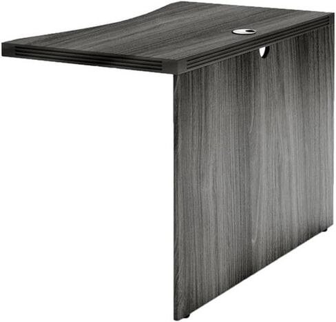Pemberly Row Contemporary 42 "Contour Bridge in Gray Steel Finish in Saudi Arabia