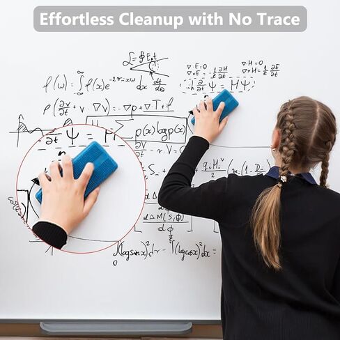 SFAIH Dry Erase Markers Fine Tip - 6 Pack Whiteboard Markers Dry Erase For Kids Adult Low Odor, Black Dry Erase Markers Fine Point For Home Classroom in Kuwait