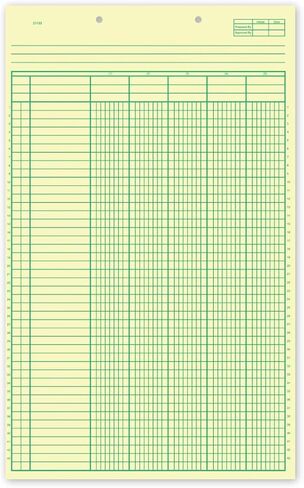 21127 Columnar Work Sheets 8 1/2 x 14" (21127-32) in Kuwait