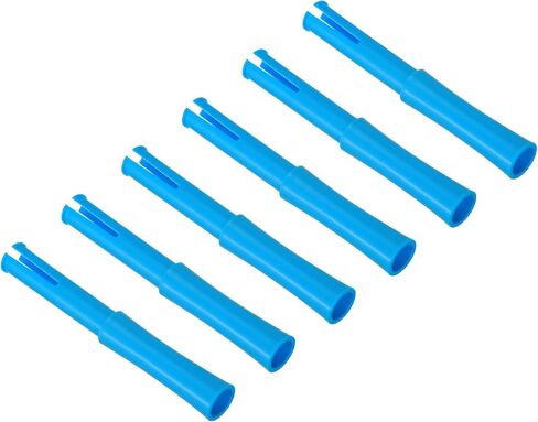 PATIKIL 8 Inch Shrink Wrap Handle, 2Pcs Stretch Wrap Dispenser Stretch Film Dispenser Plastic Hand for 22-25mm Core Furniture Wrapping Moving Packing, Blue in Saudi Arabia