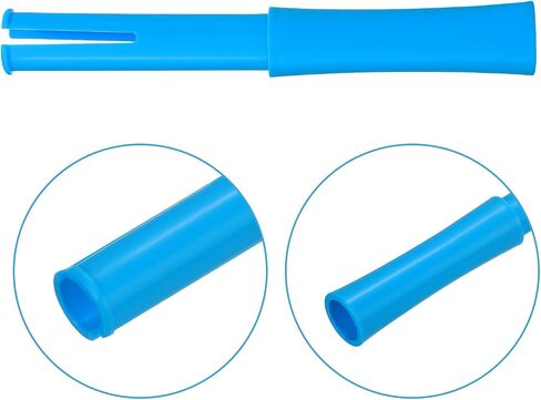 PATIKIL 8 Inch Shrink Wrap Handle, 2Pcs Stretch Wrap Dispenser Stretch Film Dispenser Plastic Hand for 22-25mm Core Furniture Wrapping Moving Packing, Blue in Saudi Arabia
