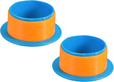 PATIKIL 4 Inch Shrink Wrap Handle, 2Pcs Stretch Wrap Dispenser Stretch Film Dispenser Plastic Hand for 76mm Above Core Furniture Wrapping Moving Packing, Blue in Saudi Arabia