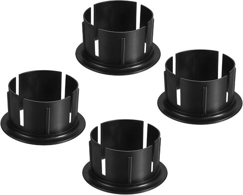 Patikil 3 بوصة مقبض التفاف الانكماش ، 4pcs تمتد تمديد موزع تمديد فيلم موزع يدوية بلاستيكية لأثاث أساسي 76 مم تغليف متحرك ، أسود in Saudi Arabia