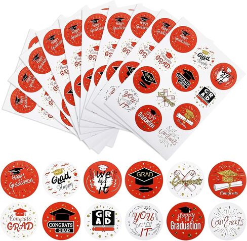 120pcs 2025 ملصقات التخرج فئة من الملصقات التخرج 1.5 "علامات الهدايا للأظرف ديكورات الحلوى لبطاقات ختم المغلف هدية (أخضر) in Kuwait