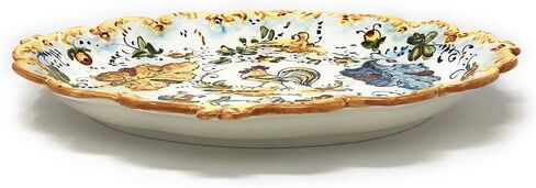 Ceramiche d'Arte Parrini - الفخار الخزفي الإيطالي يقدم صينية صينية لتعليق Rooster Montelupo المصنوع في إيطاليا فلورنسا in Saudi Arabia