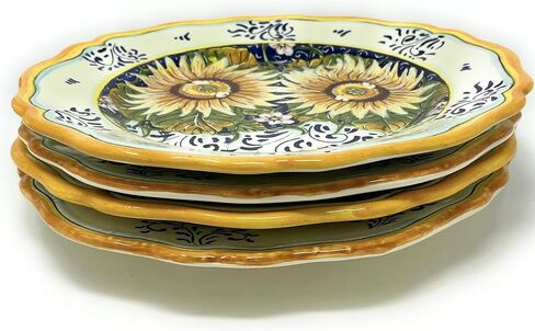 CERAMICHE D'ARTE PARRINI - Italian Ceramic Art Pottery Dinnerware set Serving Plate Dishes Kitchen Decor Hand Painted Made in ITALY Tuscan in Saudi Arabia