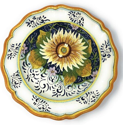 CERAMICHE D'ARTE PARRINI - Italian Ceramic Art Pottery Dinnerware set Serving Plate Dishes Kitchen Decor Hand Painted Made in ITALY Tuscan in Saudi Arabia