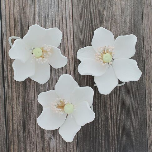 Global Sugar Art Anemone Wind Flower Sugar Cake Flowers Hot Pink, 3 Count by Chef Alan Tetreault in Saudi Arabia