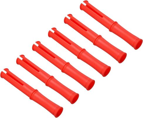 PATIKIL 10 Inch Shrink Wrap Handle, 6Pcs Stretch Wrap Dispenser Stretch Film Dispenser Plastic Hand for 35-38mm Core Furniture Wrapping Moving Packing, Green in Saudi Arabia
