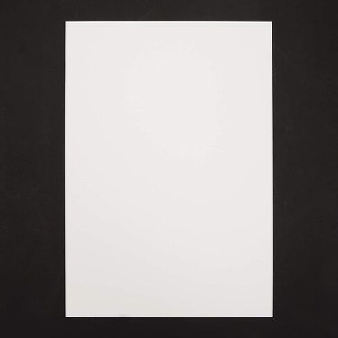 Bright Creations Printable Cold Pressed Watercolor Paper Bulk Pad - 100 Sheets, 8.5 x 11 in, 230 GSM, White - Painting Paper for Acrylics & Sketching in Saudi Arabia