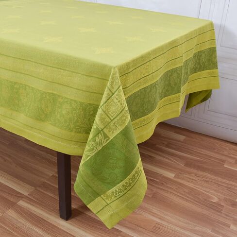 Tablecloth Jacquard Fabric Linen-Cotton Square Tablecloth, European Textile, Home Decor for Holidays, Dining Interior, Housewarming Gift in Saudi Arabia
