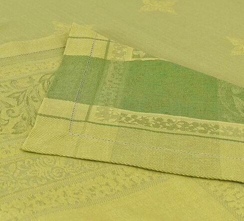 Tablecloth Jacquard Fabric Linen-Cotton Square Tablecloth, European Textile, Home Decor for Holidays, Dining Interior, Housewarming Gift in Saudi Arabia