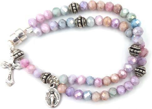 Wrist Rosary Pastel Crystal in Saudi Arabia