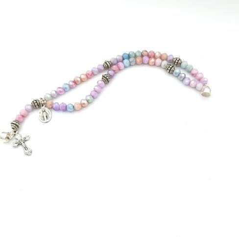 Wrist Rosary Pastel Crystal in Saudi Arabia