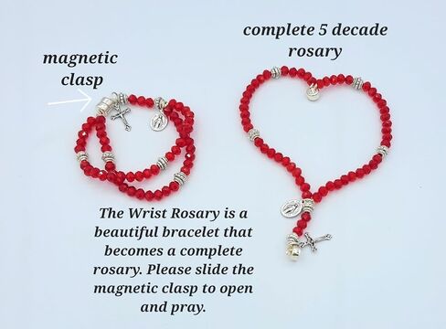 Wrist Rosary Pastel Crystal in Saudi Arabia