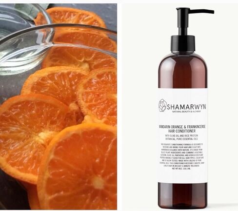 شامبو ، مجموعة مكيف ، ماندرين برتقالي وكبريتات خالية من الكبريتات الطبيعية ، ألوان عضوية آمنة 8 أوقية in Kuwait