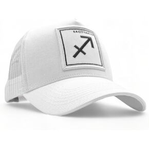 Inspiring Zodiac Sign Trucker Hat - Custom Handmade Baseball Cap for Men and Women - Unique Birthday Gift for Sagittarius in Saudi Arabia