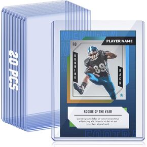DEDC 50 Top loaders and 50 Soft Penny Sleeves Bundle, 3" x 4" Rigid Hard Card Sleeves Protectors Compatible with Standard TCG/CCG Gaming Cards, Baseball Sports Cards & Photocards, Archival Safe in Saudi Arabia