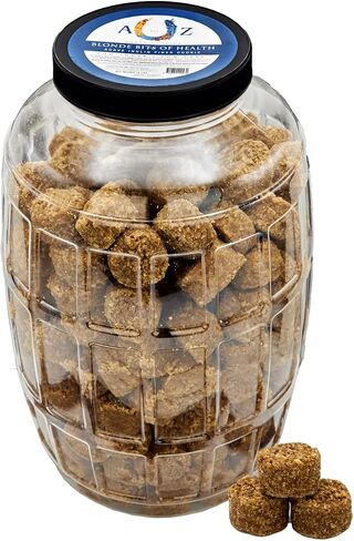 Horse Treats, Blonde Bits of Health, Low Carb/Sugar, A Softer Cookie, Wheat, Corn, Soy & Alfalfa Free, Made with Cinnamon & Agave, All Natural Ingredients, 4.5 lb in Saudi Arabia