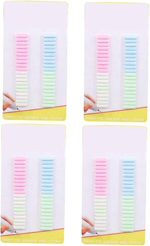 Gatuida 160pcs Electric Eraser Refills Rubber Eraser Cores Soft Touch Small Compatible with Power for Artists Students Teachers Drawing and Office Use Random Color in Saudi Arabia