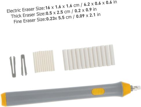 Electric Electric Electric Auto Auto Autate Pencil Eraser للرسم ورسم أداة قرطاسية التحكم الدقيقة للفنانين للطلاب والمصممين غير مدرجون باللون الرمادي in Kuwait