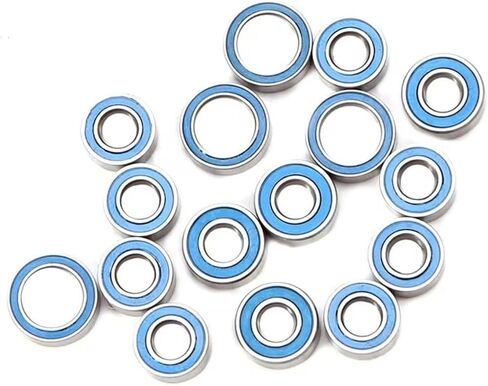 متوافق مع Tamiya لـ TT-02 TT-02D 1/10 ترقيات سيارة التحكم عن بُعد إكسسوارات أجزاء 16pcs محمل الكرة محكم إكسسوارات سيارة RC in Kuwait
