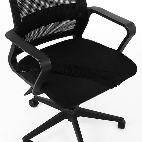 1 PCS Office Chair Cover Detive Lottom Cover Cover فقط Address SPANDEX Strech Custer Cushion Slippercovers قابلة للإزالة قابلة للإزالة. in Kuwait