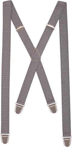 PIERROT Skinny Suspenders for Men with Very Strong Clips - One Size Adjustable and Elastic - Thin Heavy Duty Braces in Kuwait