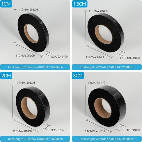 Cottnation Iron On Hem Tape, Fabric Fusing Hemming Tape: 0.4 Inch x 70 Yards Medium Weight Adhesive Web, No Sewing Needed, Ideal for Bonding and Crafting in Kuwait