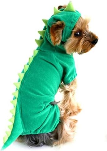 NACOCO Dog Dinosaur Design Costume Green Pet Clothes for Medium & Large Dog (Green, S) in Saudi Arabia