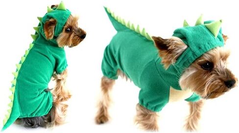 NACOCO Dog Dinosaur Design Costume Green Pet Clothes for Medium & Large Dog (Green, S) in Saudi Arabia