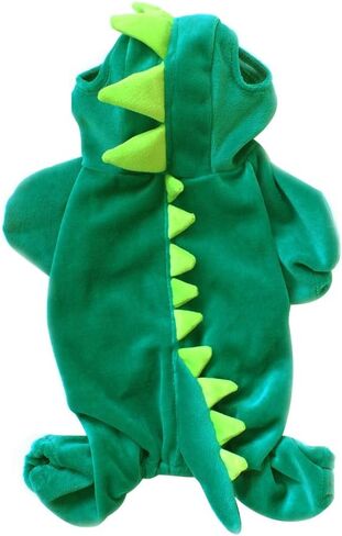 NACOCO Dog Dinosaur Design Costume Green Pet Clothes for Medium & Large Dog (Green, S) in Saudi Arabia